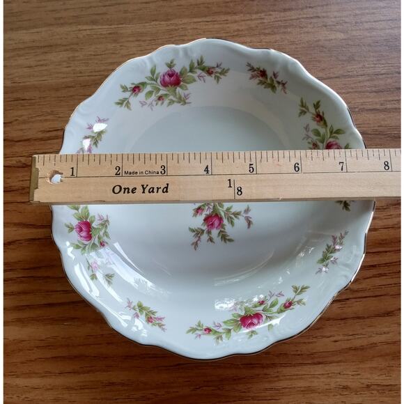 Lot of 6 Vintage Johann Haviland Moss Rose 7" Soup Bowl Collectible - Picture 4 of 4